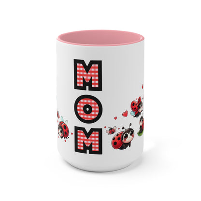 Coffee Mug Cute Ladybug Mom Mug - Perfect Gift for Mother's Day