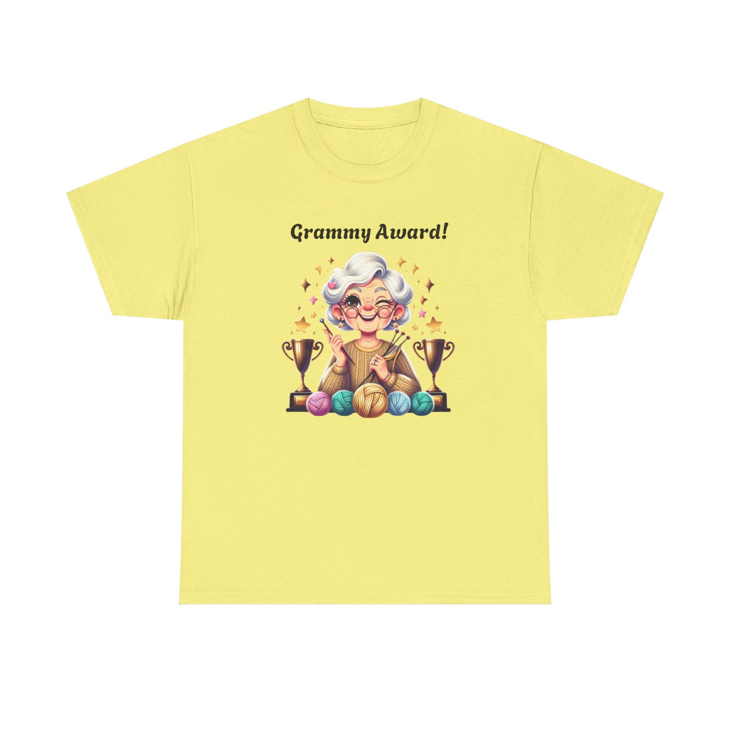 T-Shirt Grammy Award Unisex Heavy Cotton Tee - Celebrate Your Achievements Gift for Grandmothers