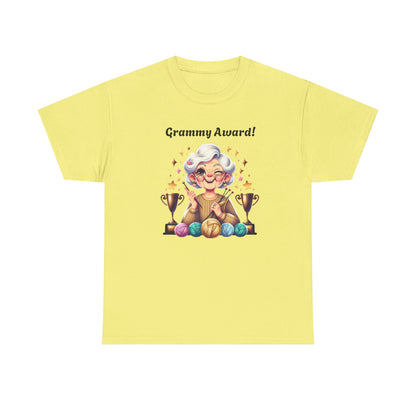 T-Shirt Grammy Award Unisex Heavy Cotton Tee - Celebrate Your Achievements Gift for Grandmothers
