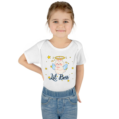 Lil Boss Angel Baby Bodysuit — Cute Infant Onesie