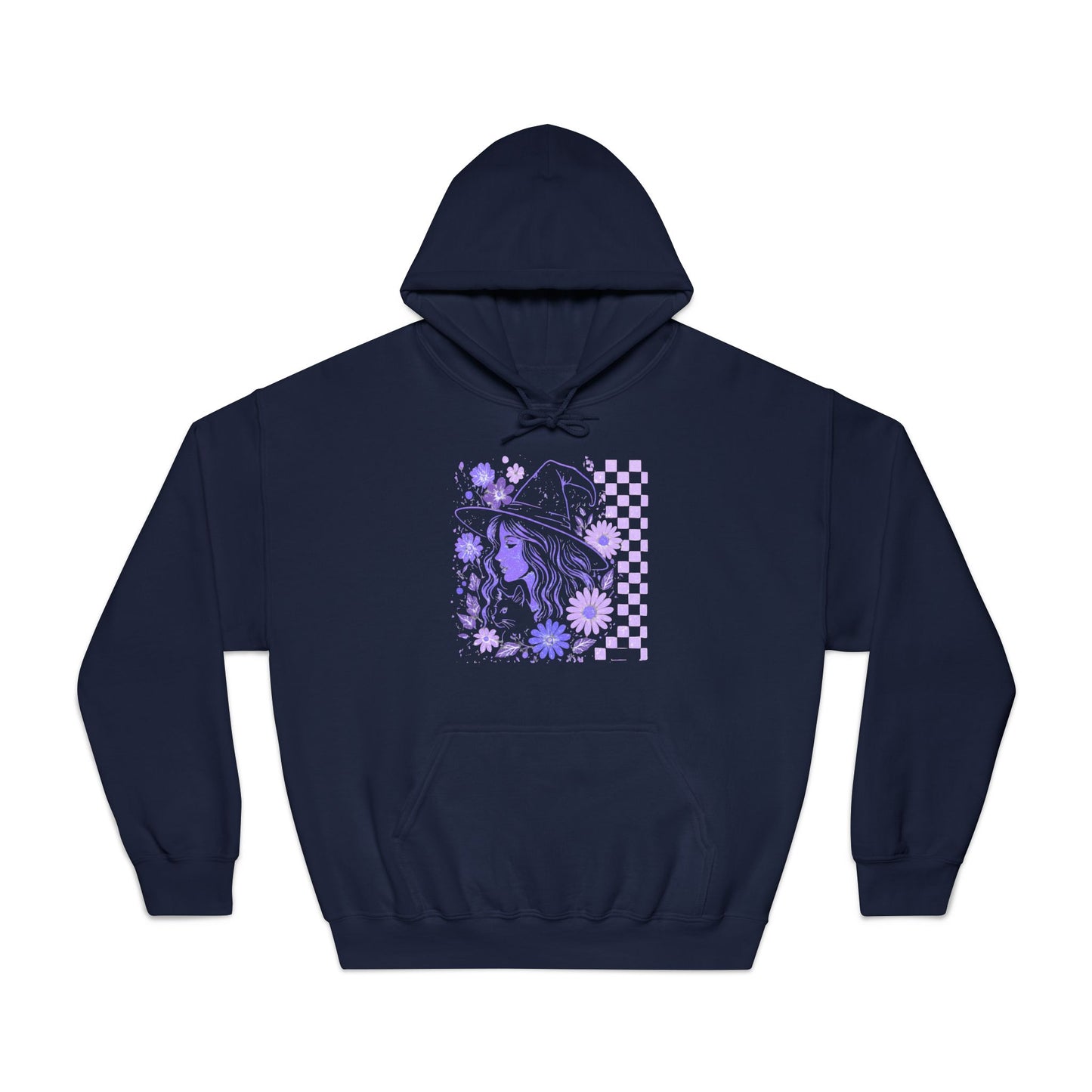 Sweatshirt Whimsical Floral Unisex Hooded Sweatshirt Casual Wear Streetwear Gift for Her Cozy Sweatshirt Spring Fashion Halloween
