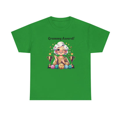 T-Shirt Grammy Award Unisex Heavy Cotton Tee - Celebrate Your Achievements Gift for Grandmothers