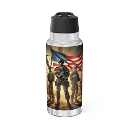 Patriotic Military Tumbler - 32oz Gator Drinkware