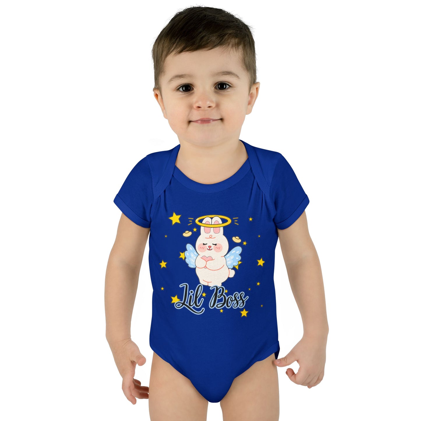 Lil Boss Angel Baby Bodysuit — Cute Infant Onesie