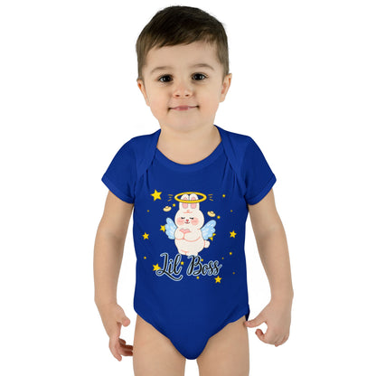 Lil Boss Angel Baby Bodysuit — Cute Infant Onesie