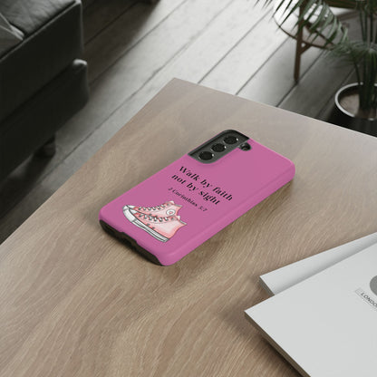 Cellphone Cae Faith-Inspired Phone Case Inspirational Gift Bible Verse Accessory Pink Converse Design Christian Phone Cover