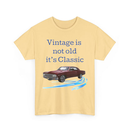 T-Shirt Vintage Classic Car Tee - Perfect for Car Enthusiasts Gift for Him/Her, Casual Wear, Everyday Style, Retro Vibe
