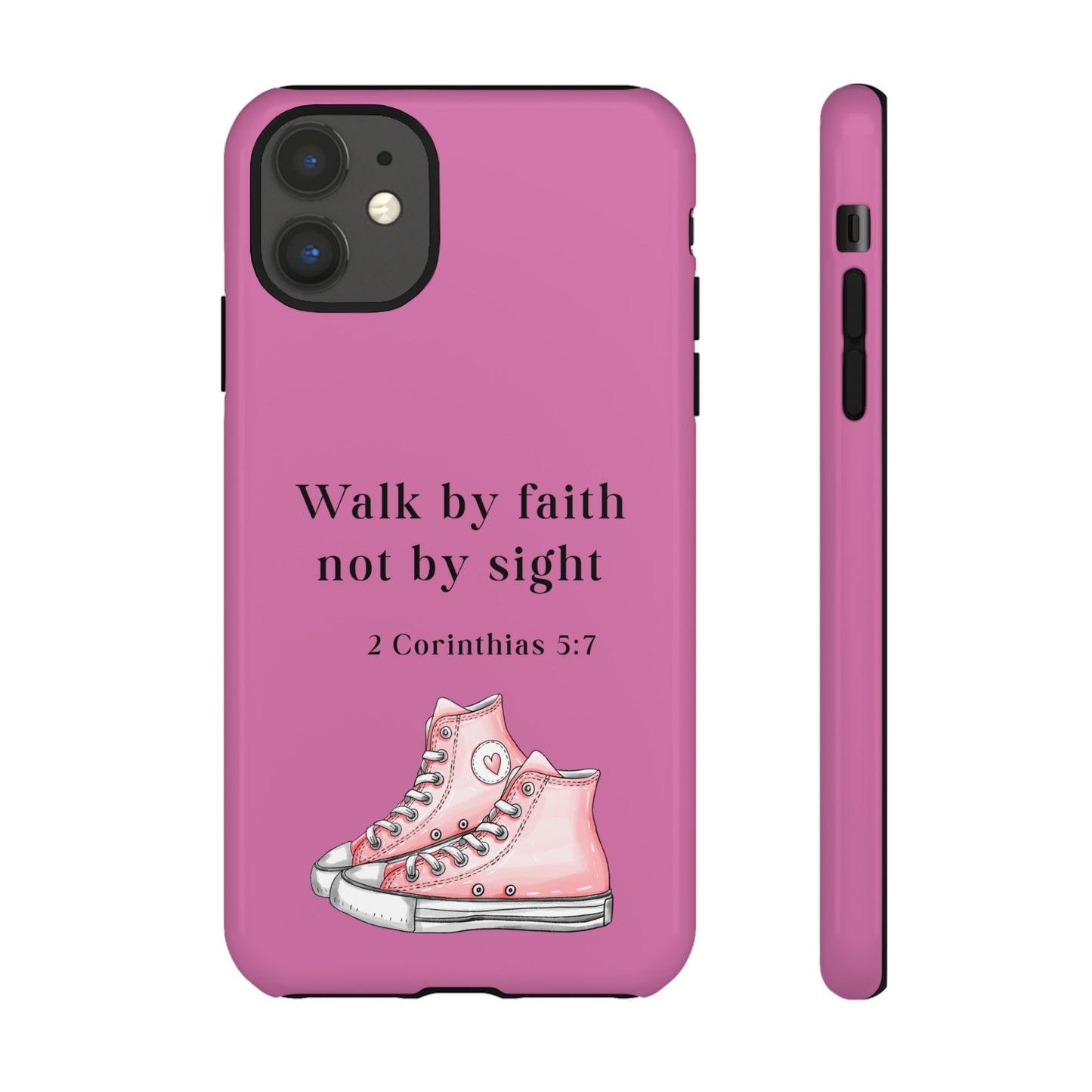 Cellphone Cae Faith-Inspired Phone Case Inspirational Gift Bible Verse Accessory Pink Converse Design Christian Phone Cover