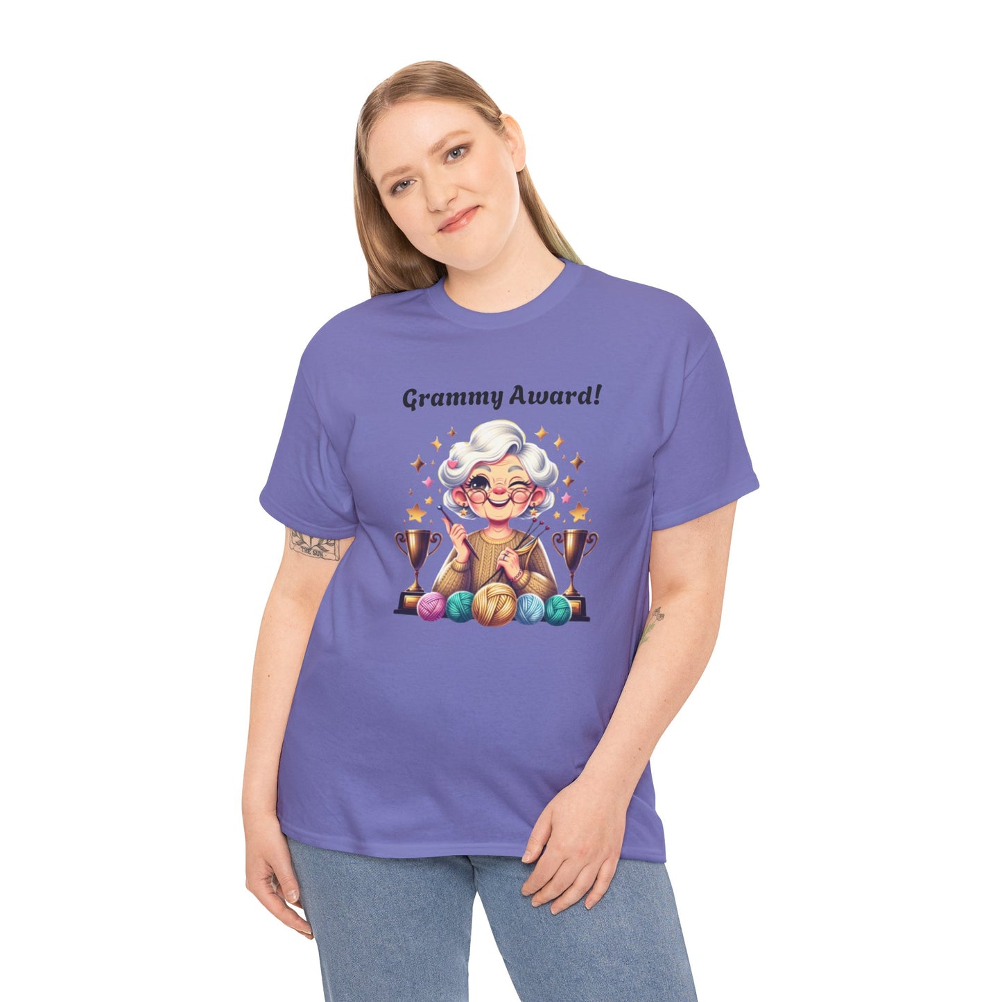 T-Shirt Grammy Award Unisex Heavy Cotton Tee - Celebrate Your Achievements Gift for Grandmothers