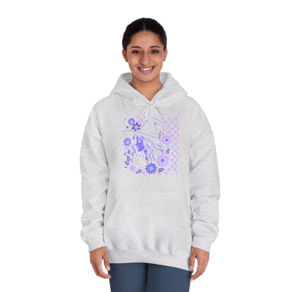 Sweatshirt Whimsical Floral Unisex Hooded Sweatshirt Casual Wear Streetwear Gift for Her Cozy Sweatshirt Spring Fashion Halloween