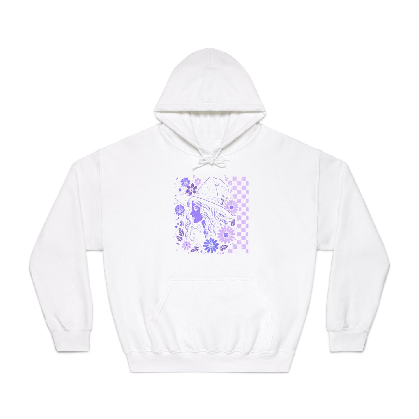 Sweatshirt Whimsical Floral Unisex Hooded Sweatshirt Casual Wear Streetwear Gift for Her Cozy Sweatshirt Spring Fashion Halloween