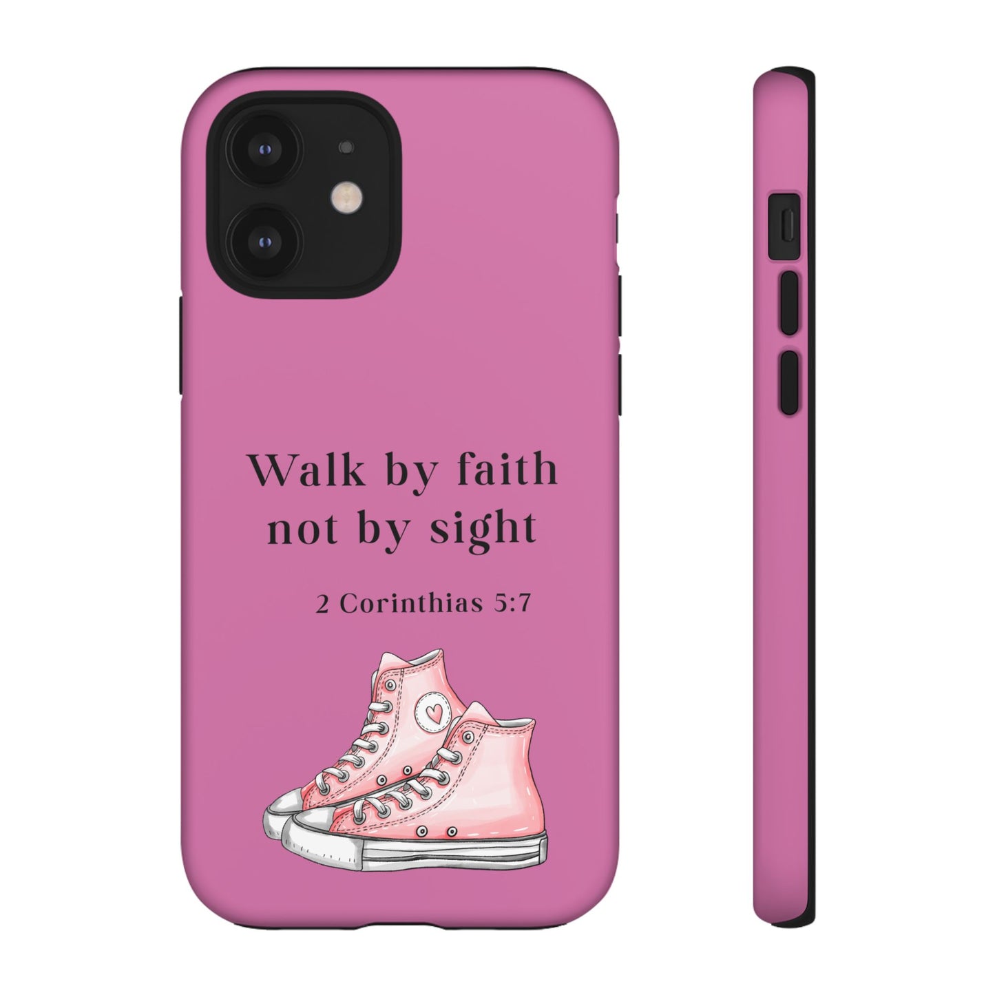 Cellphone Cae Faith-Inspired Phone Case Inspirational Gift Bible Verse Accessory Pink Converse Design Christian Phone Cover