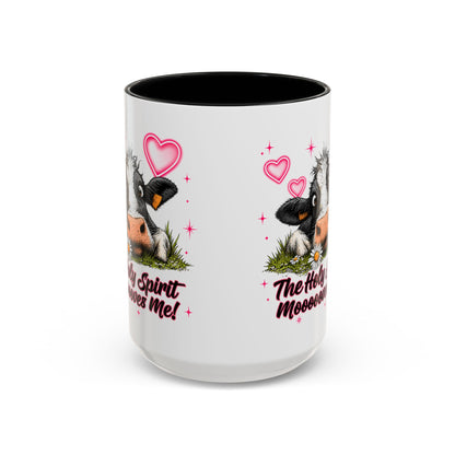 The Holy Spirit Moooves Me Coffee Mug