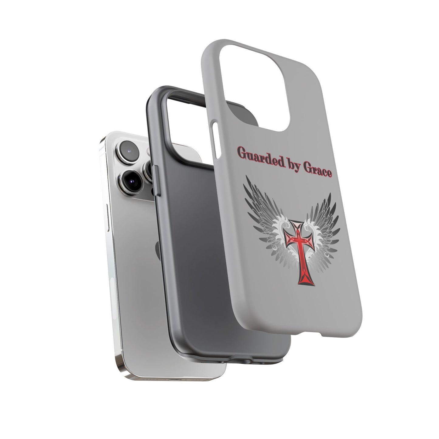 Cell Phone Case with Guardian Angel Design Tough Cases for Protection Spiritual Gifts Unique Accessories Personalized Tech