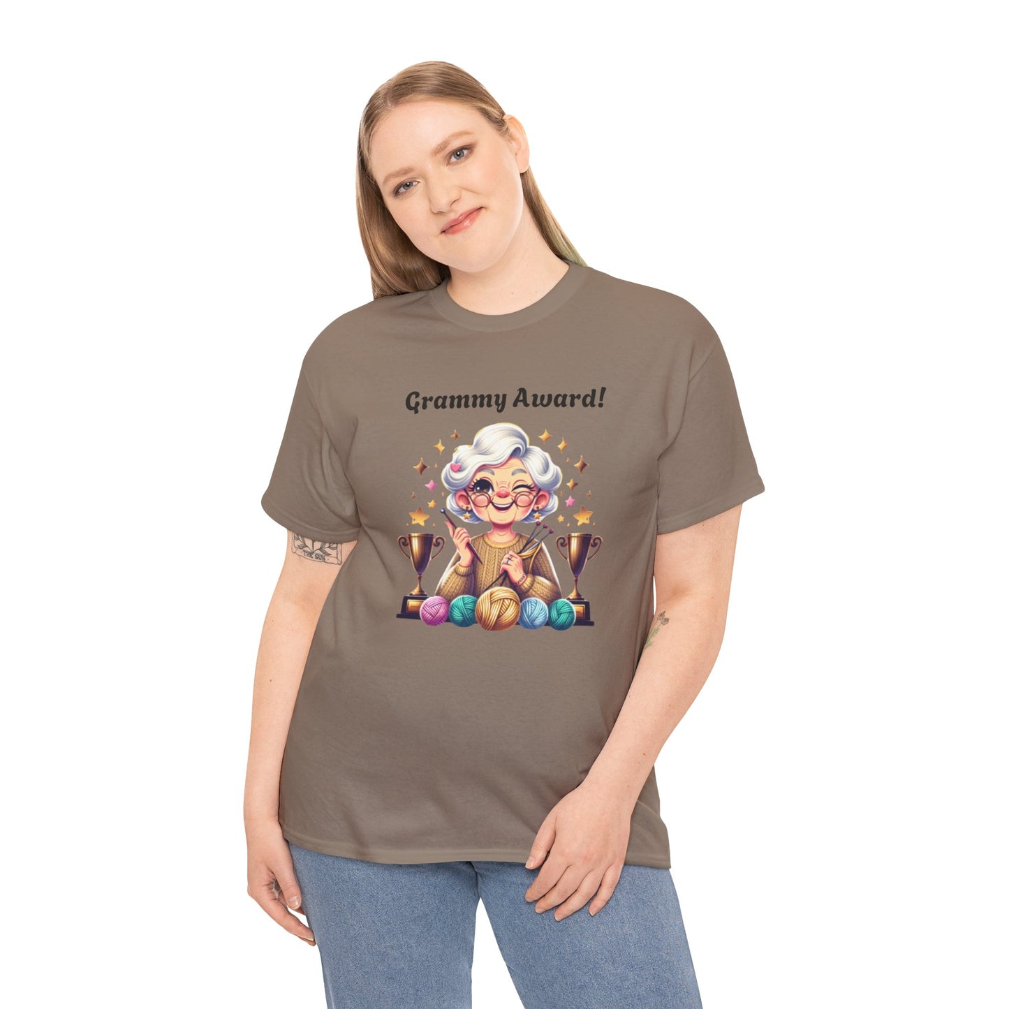 T-Shirt Grammy Award Unisex Heavy Cotton Tee - Celebrate Your Achievements Gift for Grandmothers