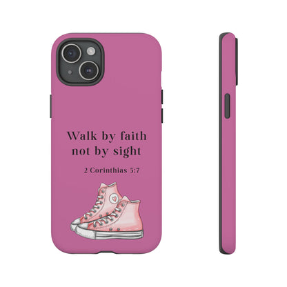Cellphone Cae Faith-Inspired Phone Case Inspirational Gift Bible Verse Accessory Pink Converse Design Christian Phone Cover