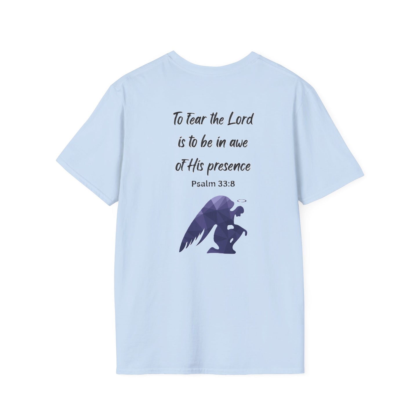 T-Shirt Unisex Softstyle T-Shirt with Inspirational Psalm Design Motivational Tee Christian Apparel Faith-Based Gift Casual Wear