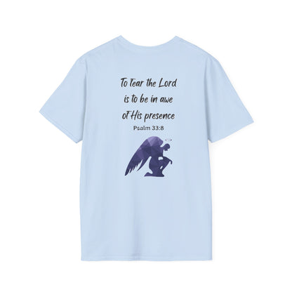 T-Shirt Unisex Softstyle T-Shirt with Inspirational Psalm Design Motivational Tee Christian Apparel Faith-Based Gift Casual Wear