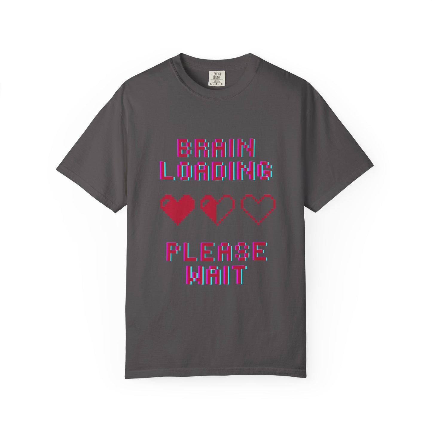 T-Shirt Brain Loading Unisex T-shirt Gamer Gift Fun Gift Geeky Apparel Cute Slogan Tee Perfect for Relaxation