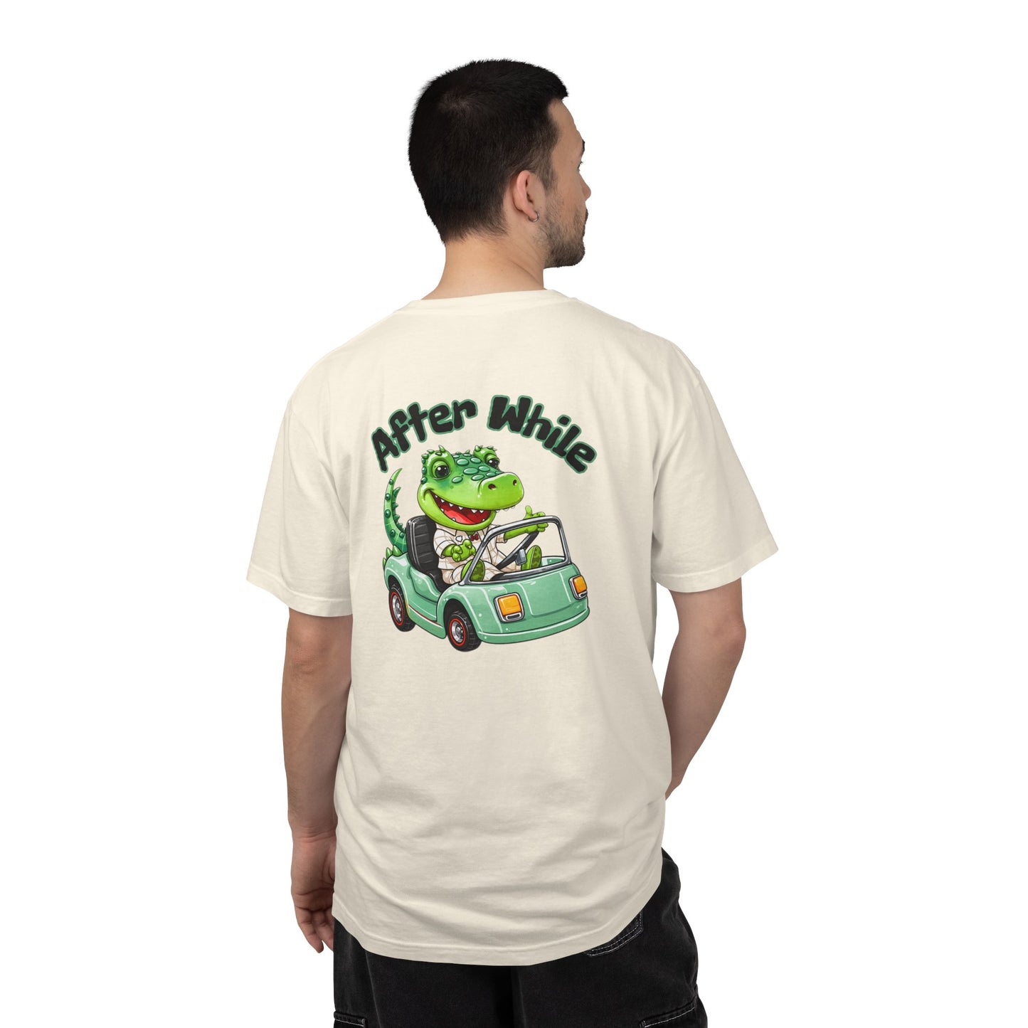 Later Gator After While Gator T-Shirt Cute Cartoon Alligator Scooter Tee Gift
