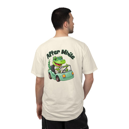 Later Gator After While Gator T-Shirt Cute Cartoon Alligator Scooter Tee Gift