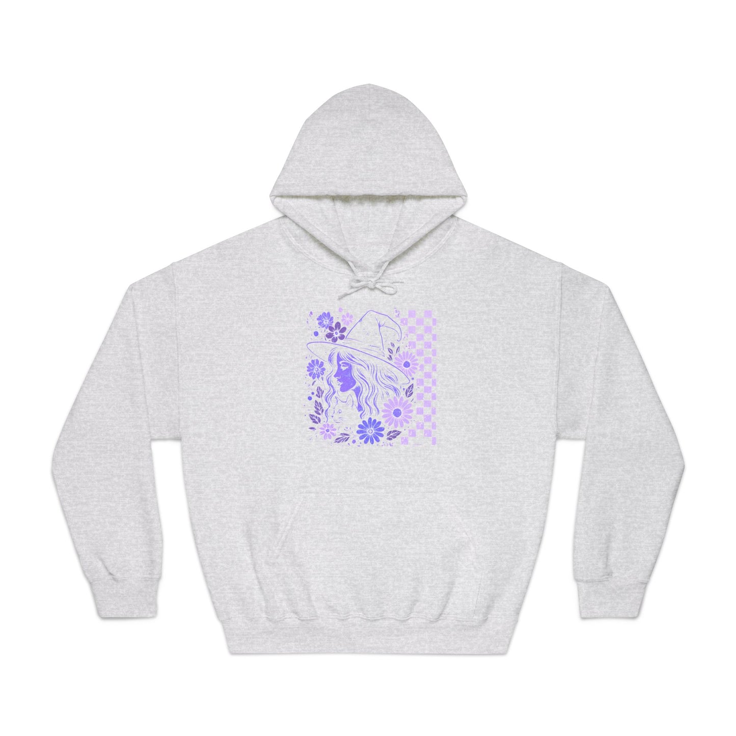 Sweatshirt Whimsical Floral Unisex Hooded Sweatshirt Casual Wear Streetwear Gift for Her Cozy Sweatshirt Spring Fashion Halloween