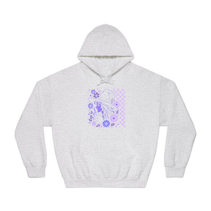 Sweatshirt Whimsical Floral Unisex Hooded Sweatshirt Casual Wear Streetwear Gift for Her Cozy Sweatshirt Spring Fashion Halloween