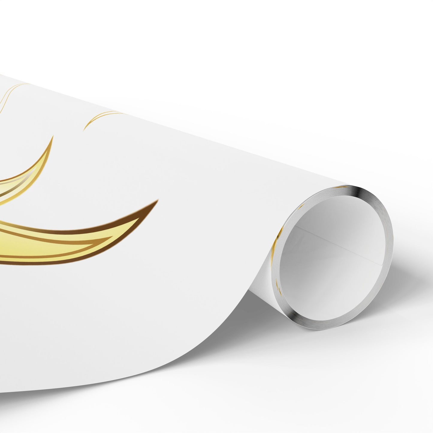 Gold Star Wrapping Paper Roll - Festive Birthday & Celebration Gift Wrap