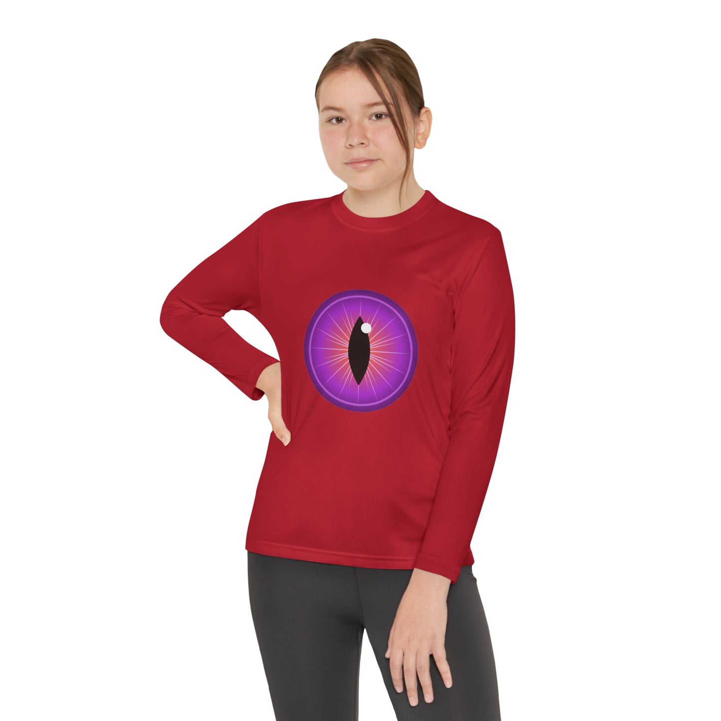 T-Shirt Youth Long Sleeve Monster-Inspired Tee Fun Shirt for Kids Perfect for Halloween Costume Wear Everyday Comfort Cool Graphic T