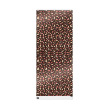 Floral Gift Wrap Paper Rustic Wrapping Paper for Birthdays Holidays & Special Occasions Eco Friendly Gift Packaging Floral Design