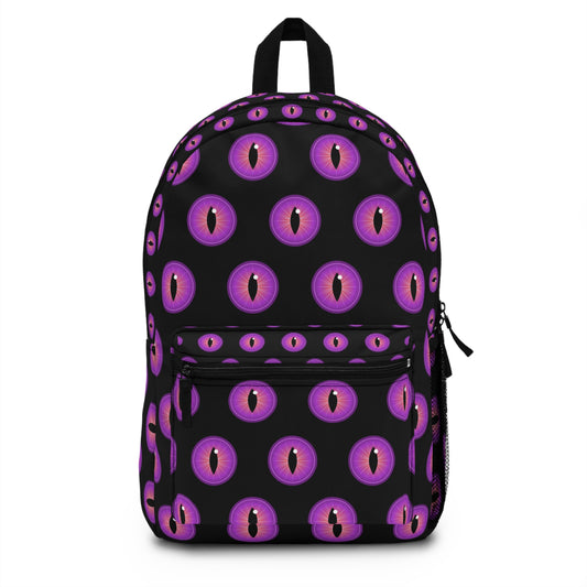 Backpack Mystical Eye Print Backpack Unique School Bag Trendy Travel Bag Gift for Students Halloween Accessory Diaper Bag