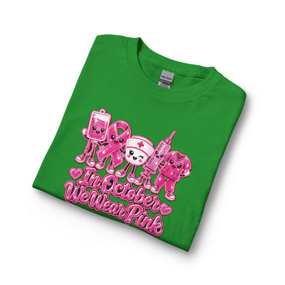 Breast Cancer Awareness Long Sleeve Shirt - "In October We Wear Pink"