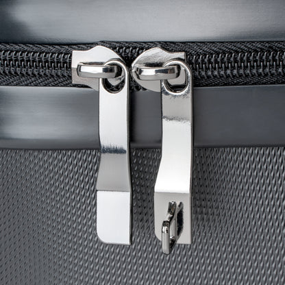 Marbled Copper Carry-On Suitcase — Stylish Swirl Travel Luggage