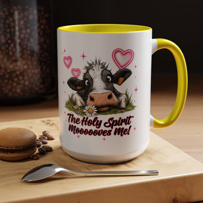 The Holy Spirit Moooves Me Coffee Mug