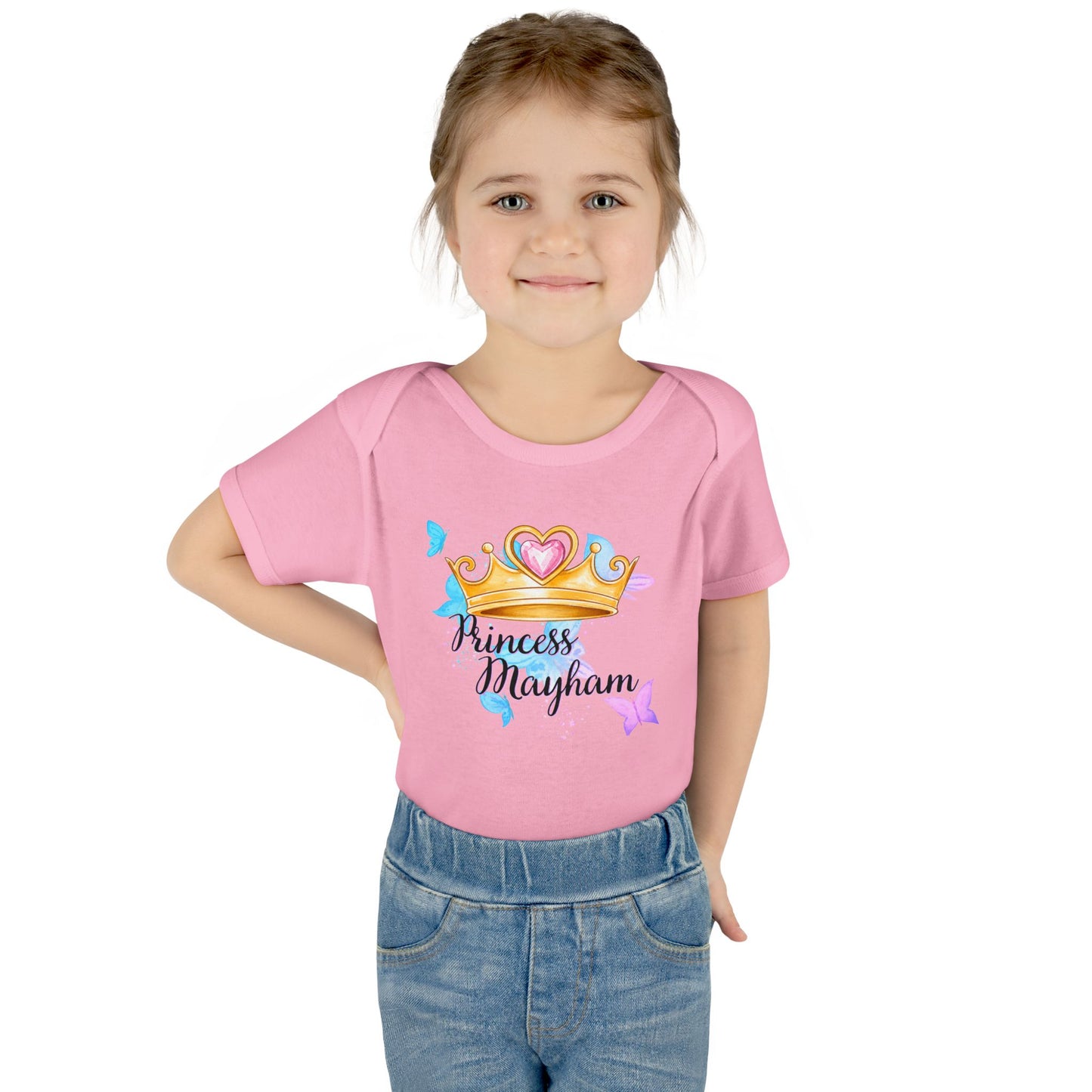 Princess Mayham Infant Bodysuit — Cute Crown Baby Onesie for Newborns & Baby Shower Gifts