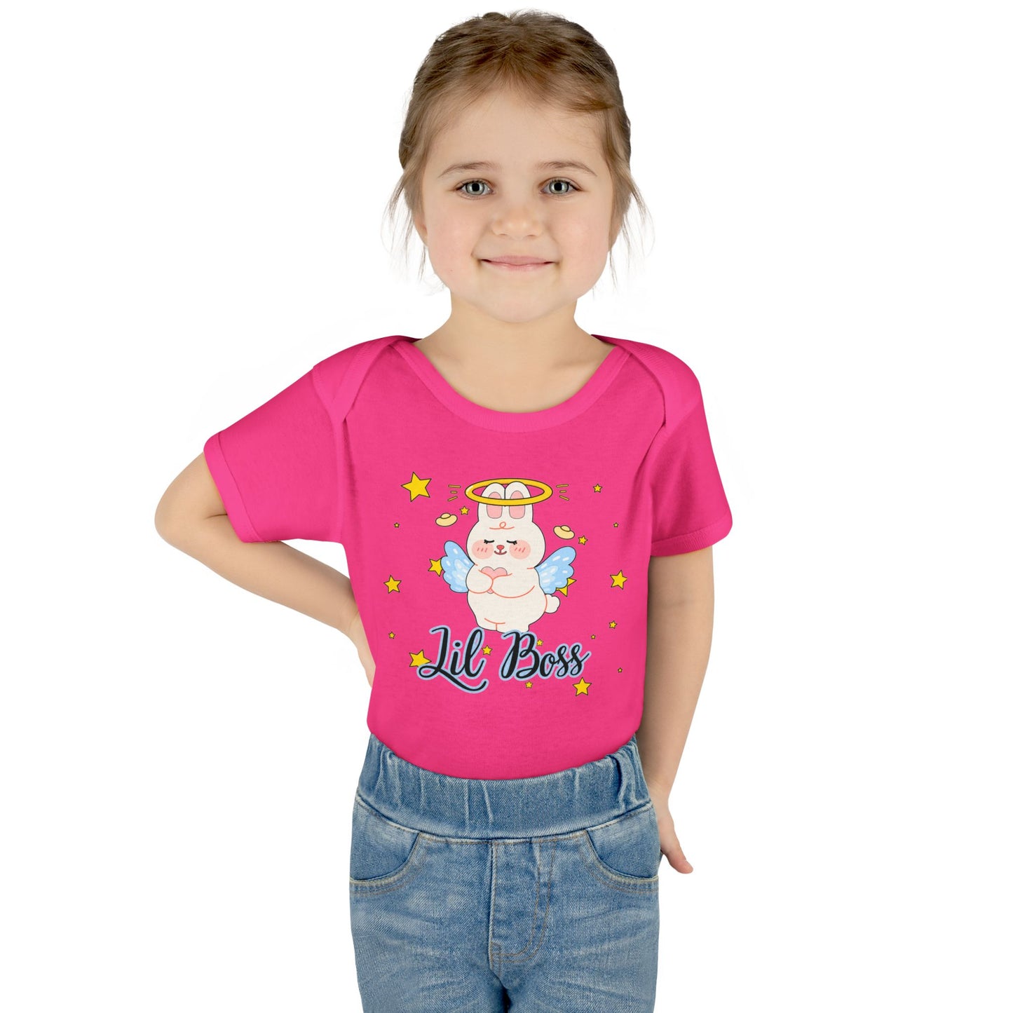 Lil Boss Angel Baby Bodysuit — Cute Infant Onesie