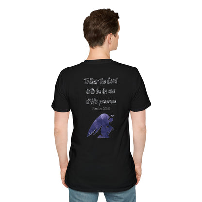 T-Shirt Unisex Softstyle T-Shirt with Inspirational Psalm Design Motivational Tee Christian Apparel Faith-Based Gift Casual Wear