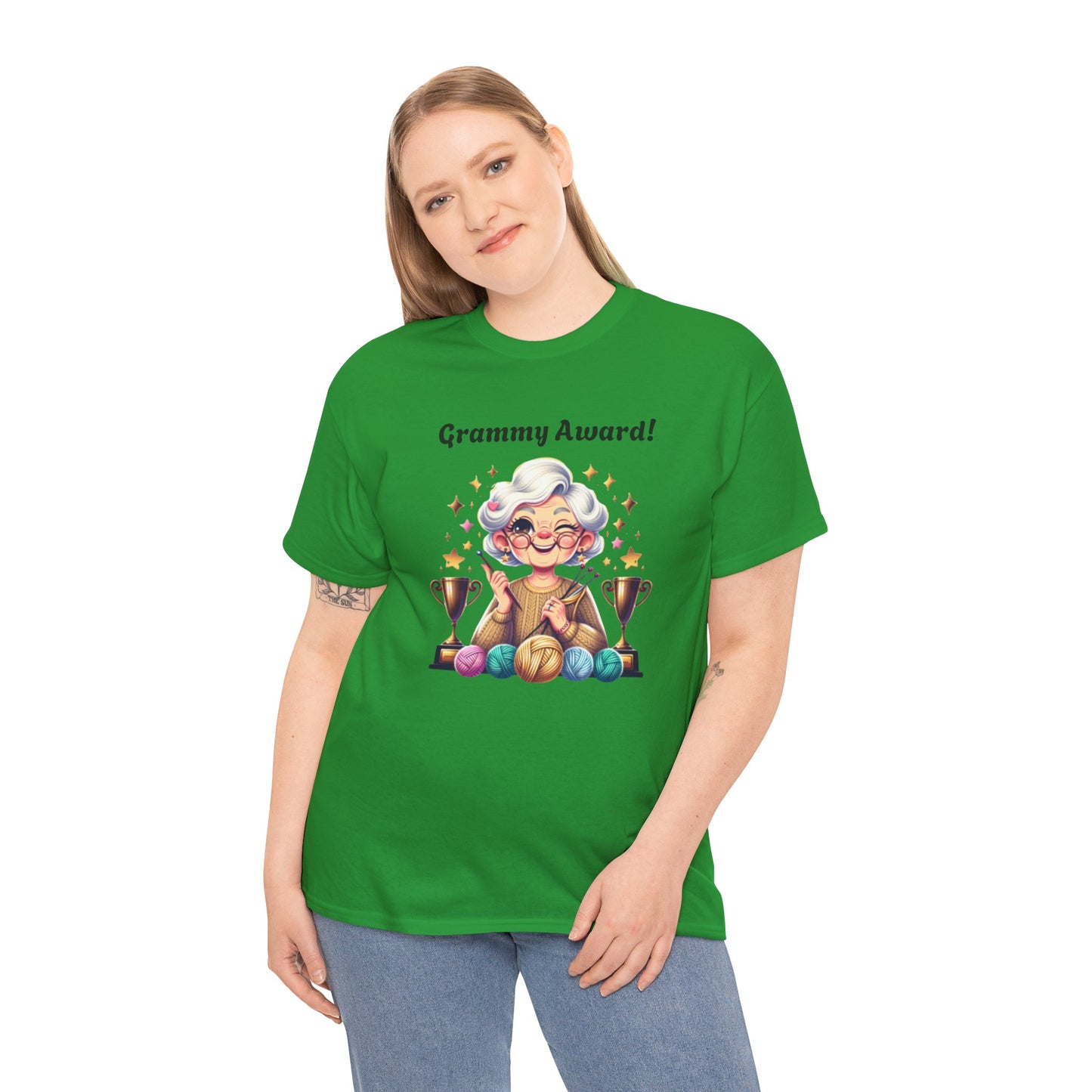 T-Shirt Grammy Award Unisex Heavy Cotton Tee - Celebrate Your Achievements Gift for Grandmothers