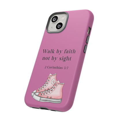 Cellphone Cae Faith-Inspired Phone Case Inspirational Gift Bible Verse Accessory Pink Converse Design Christian Phone Cover