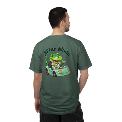 Later Gator After While Gator T-Shirt Cute Cartoon Alligator Scooter Tee Gift