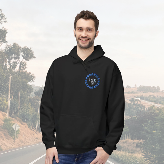 Off-Road Crew Hoodie — “We Drive, It's What We Do” Blue Graphic