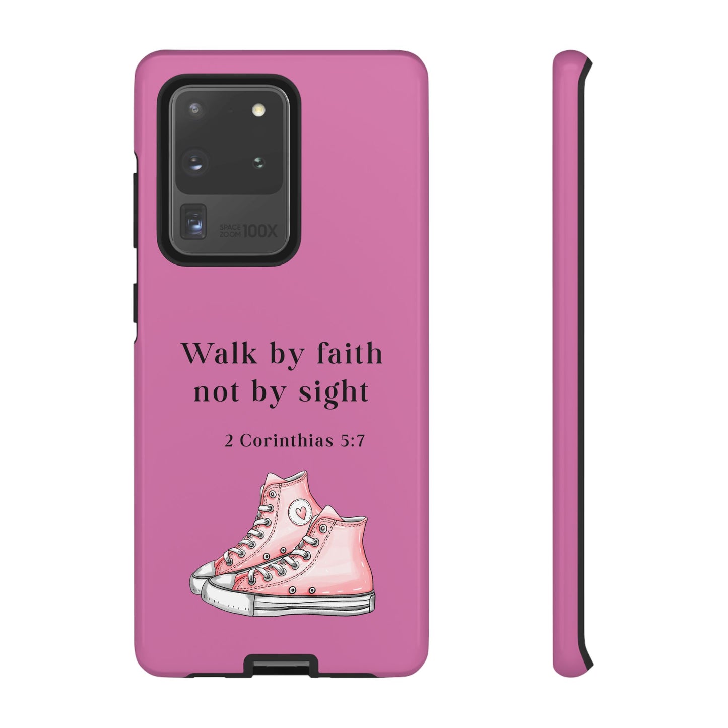 Cellphone Cae Faith-Inspired Phone Case Inspirational Gift Bible Verse Accessory Pink Converse Design Christian Phone Cover