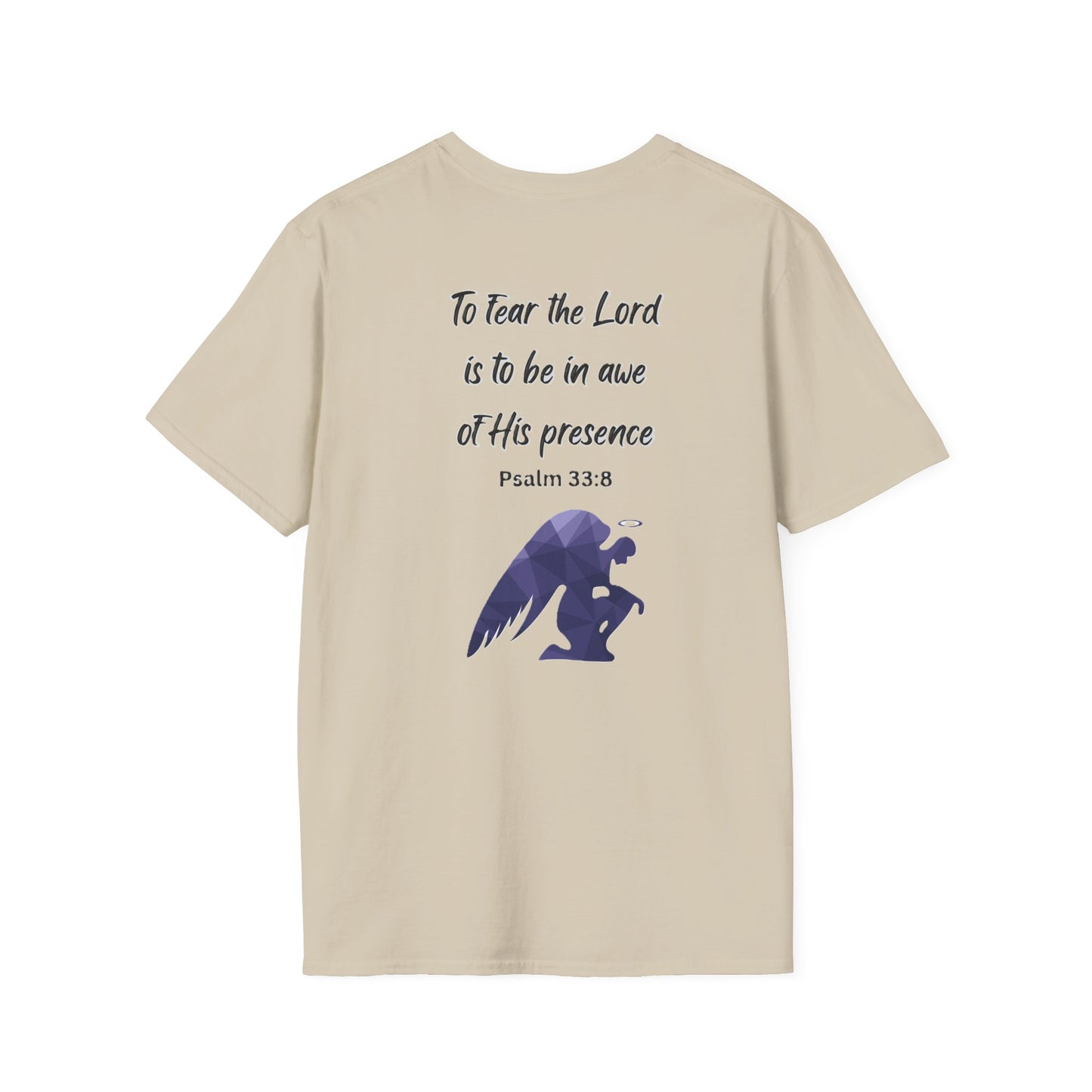 T-Shirt Unisex Softstyle T-Shirt with Inspirational Psalm Design Motivational Tee Christian Apparel Faith-Based Gift Casual Wear