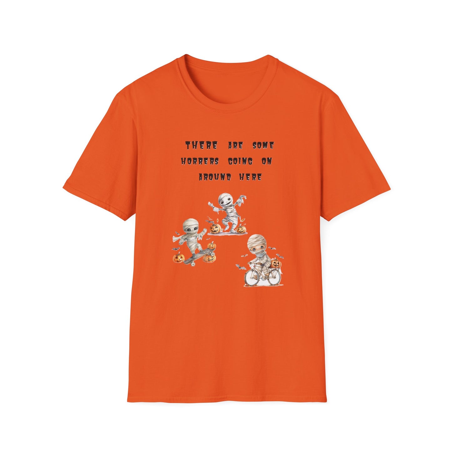 T-Shirt Halloween Graphic T-Shirt Spooky Season Tee Unisex Soft Style Shirt Retro Halloween Gift Fall Fashion Cute Halloween Design