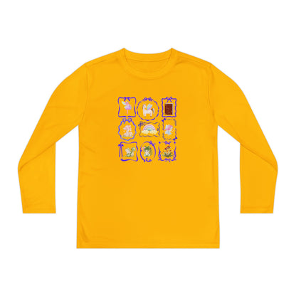 T-Shirt Whimsical Youth Fun Long Sleeve Shirt Cute Gift for Kids Colorful Playwear Unique Birthday Present Fairy Tales