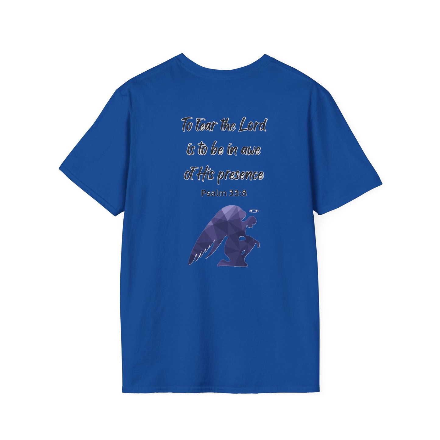 T-Shirt Unisex Softstyle T-Shirt with Inspirational Psalm Design Motivational Tee Christian Apparel Faith-Based Gift Casual Wear