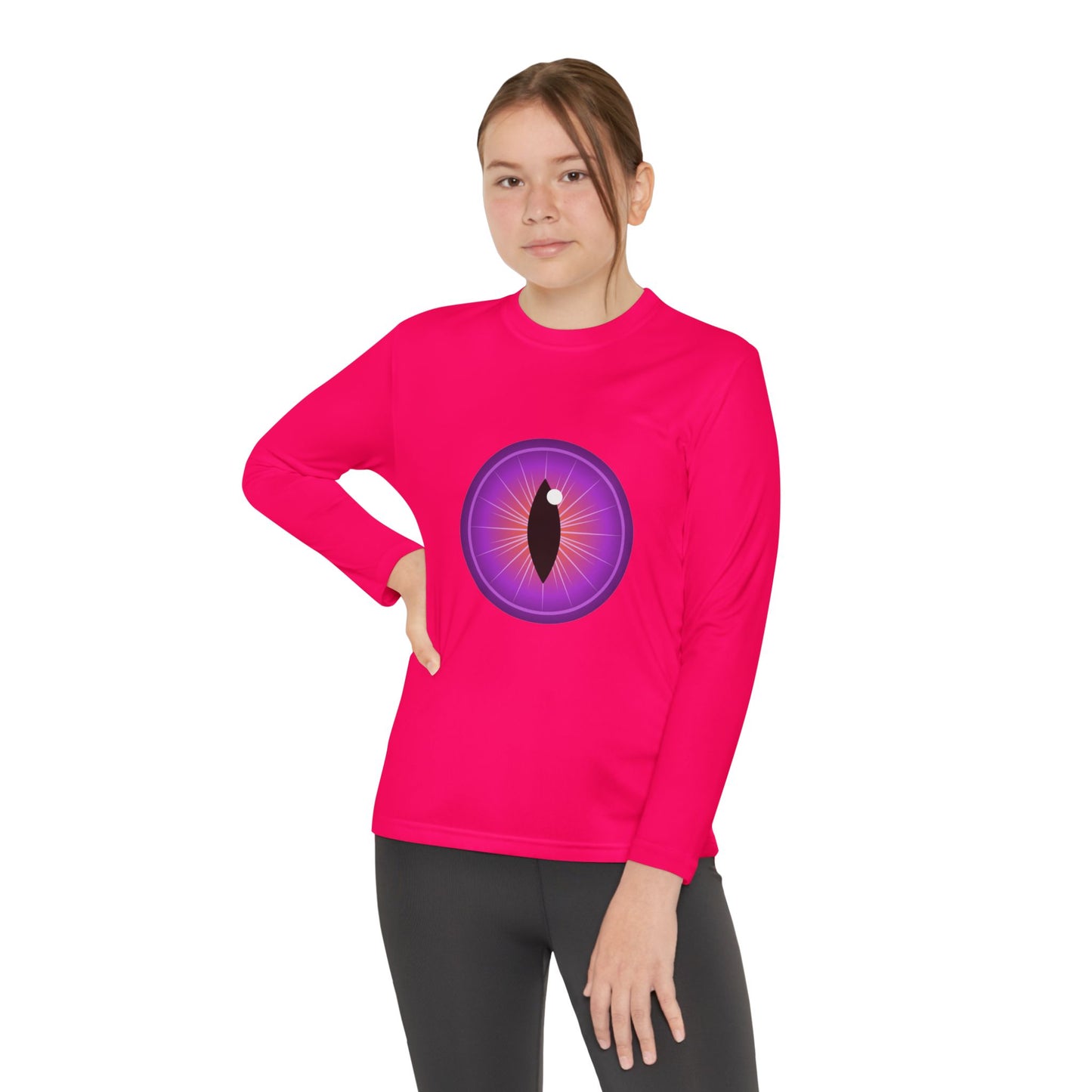 T-Shirt Youth Long Sleeve Monster-Inspired Tee Fun Shirt for Kids Perfect for Halloween Costume Wear Everyday Comfort Cool Graphic T