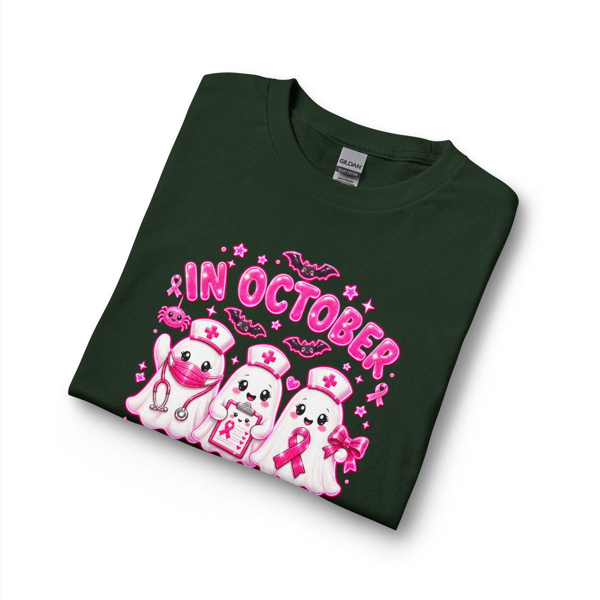Long Sleeve Shirt — "In October We Wear Pink" Breast Cancer Awareness