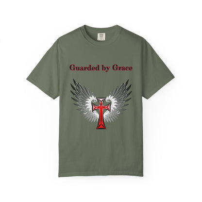 T-Shirt Guarded by Grace Unisex T-Shirt with Wings Design Christian Apparel Unique Gift Faith-based Fashion Inspirational SpiritualTee