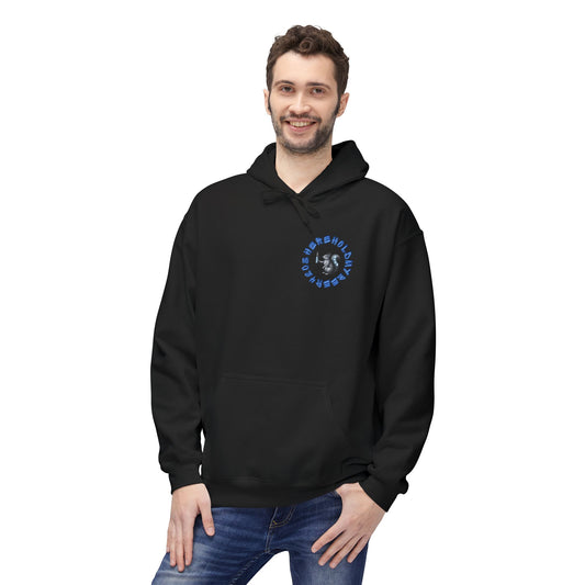 Off-Road Crew Hoodie — “We Drive, It's What We Do” Blue Graphic